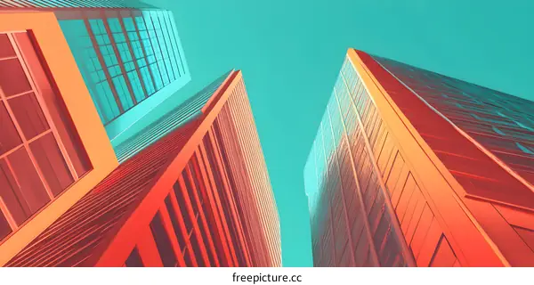 Modern Architecture Buildings Cityscape Background