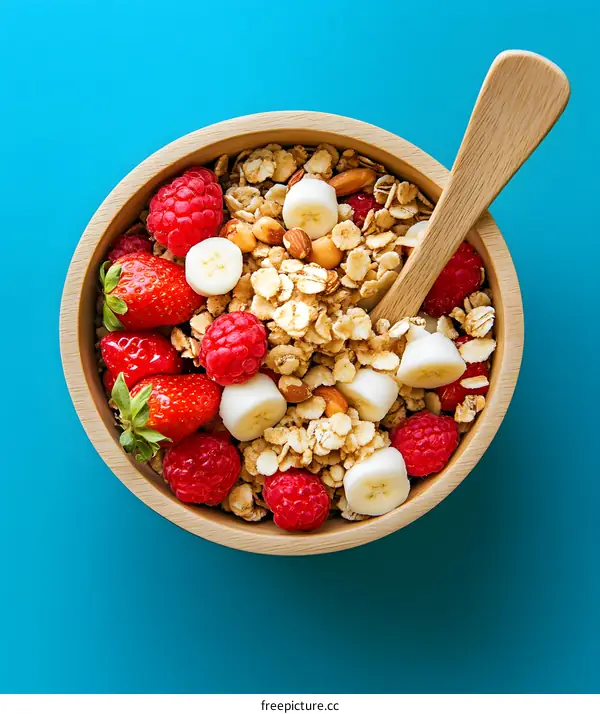 Healthy Oatmeal Breakfast with Fresh Fruits