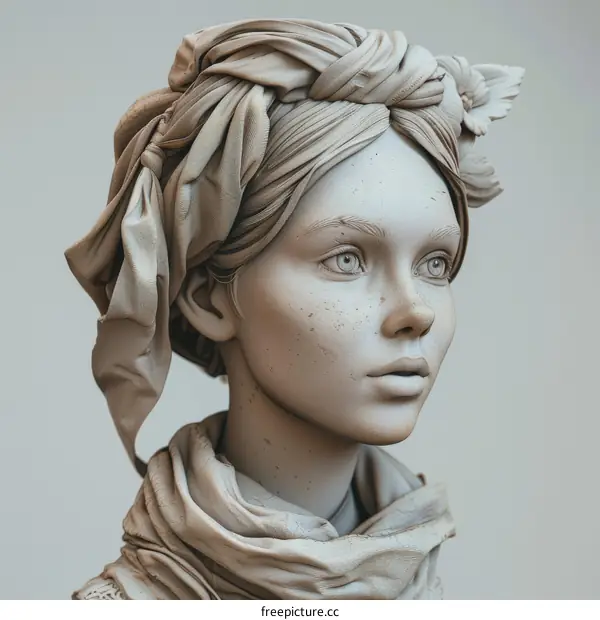 Artistic Portrait of a Young Woman