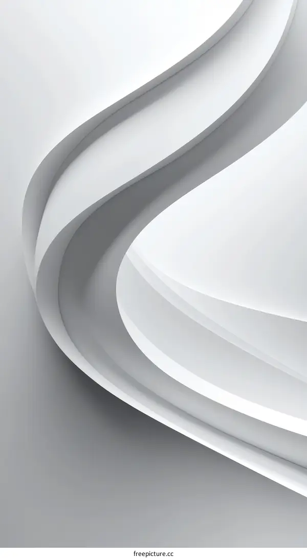 Abstract White Architectural Design