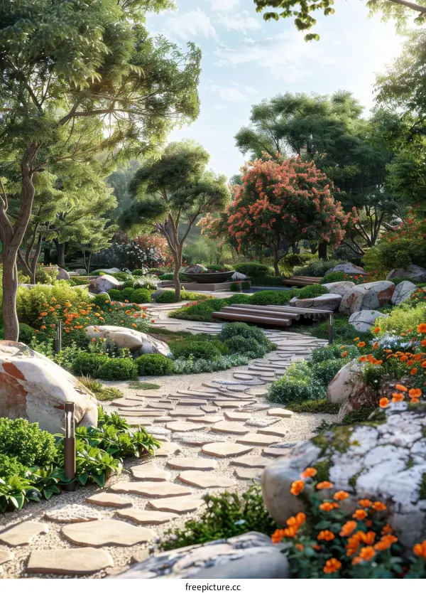 Tranquil Japanese Garden Landscape Design