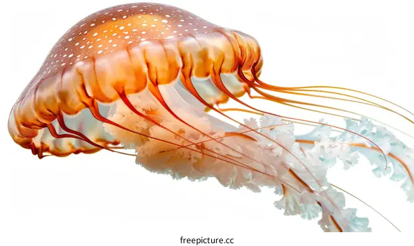 Mesmerizing Jellyfish with Flowing Tentacles