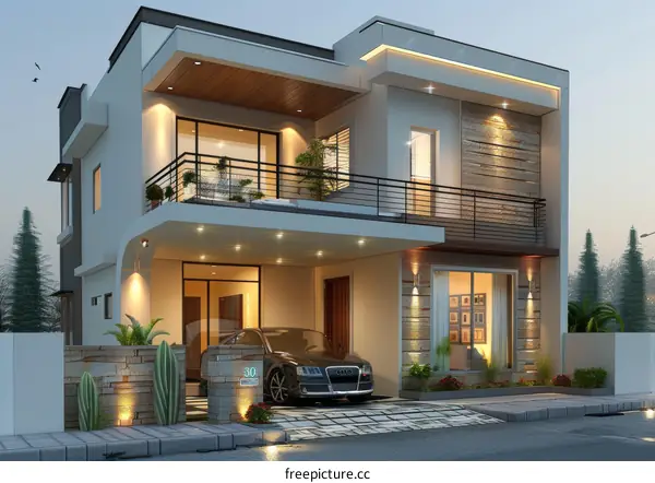 Modern Luxury Villa Exterior