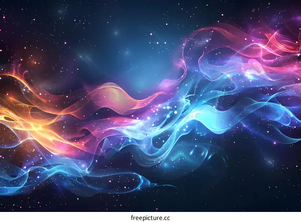 Colorful smoke background