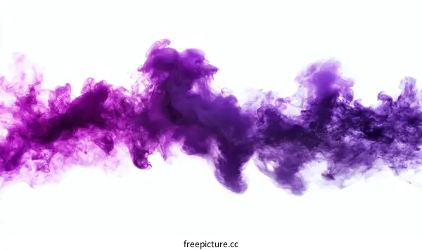 Abstract Purple Smoke Design