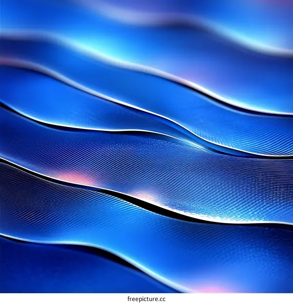 Abstract Blue Wave Design