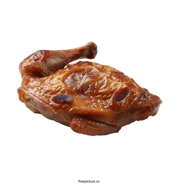 [Transparent Background PNG]Delicious Roasted Chicken on White Background