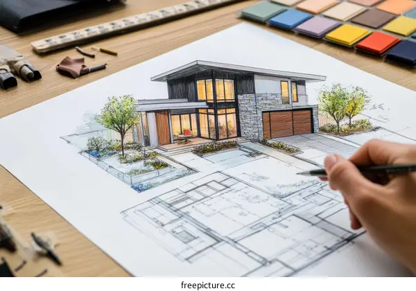 Architectural Design of Modern House