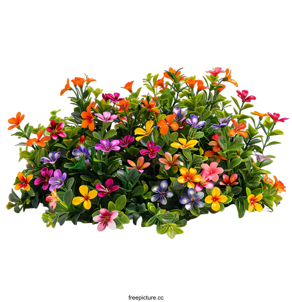 [Transparent Background PNG]Colorful Artificial Flowers
