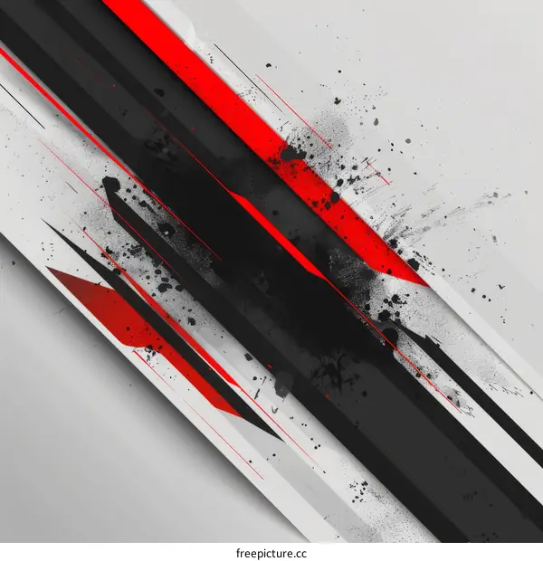 Black red and white abstract background