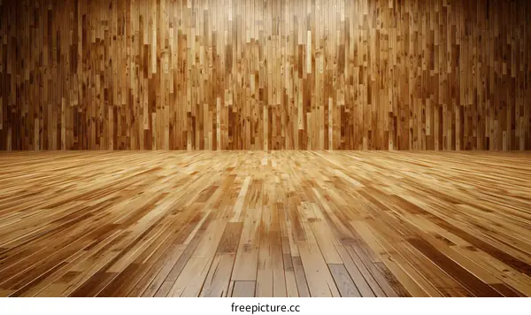 Wooden plank wall and floor background