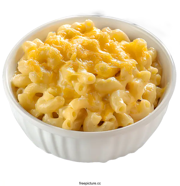 [Transparent Background PNG]bowl of mac and cheese