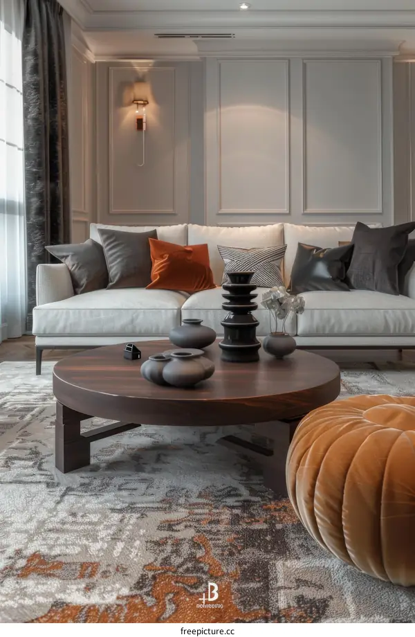 Minimalist Living Room with Modern Aesthetics