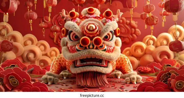 Lion dance to celebrate Lantern Festival