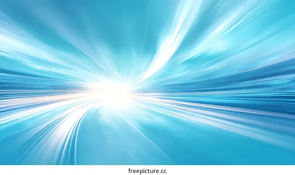 Abstract Light Blue Speed Motion Background