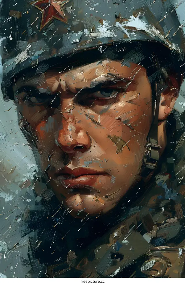 Portrait of a soldier