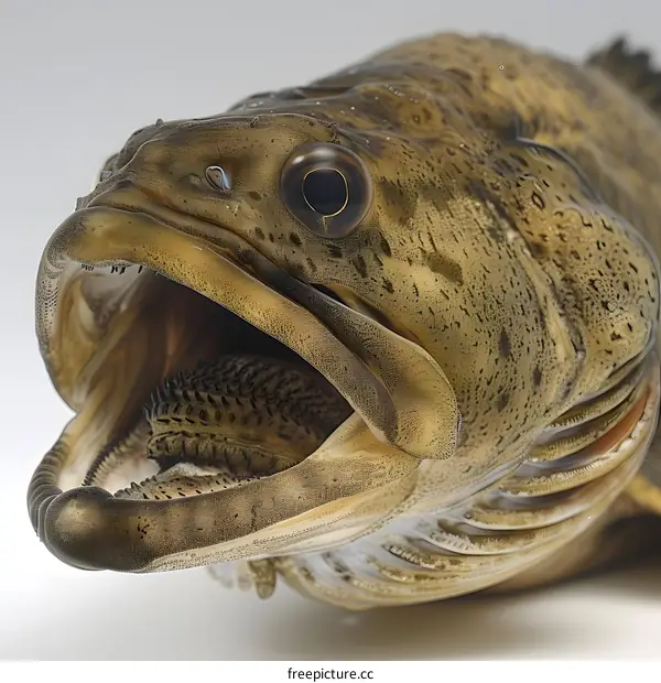 Close-up of a Fish with its Mouth Open