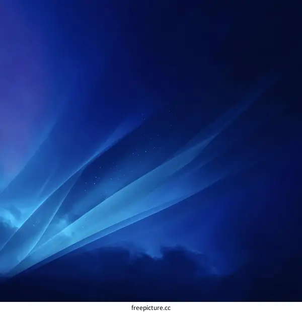 Abstract Blue Light Design Background