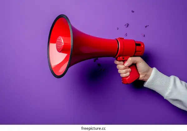 Red Megaphone and Communication