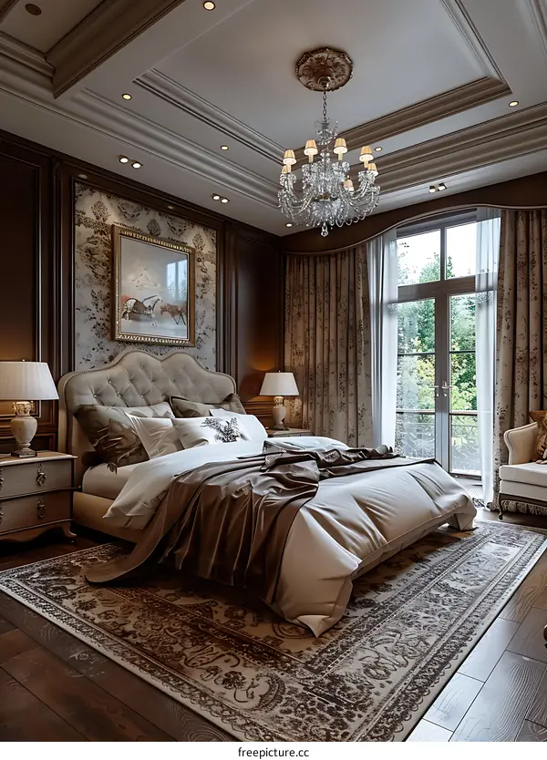 European luxury bedroom