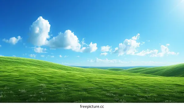 Serene Grassland Landscape