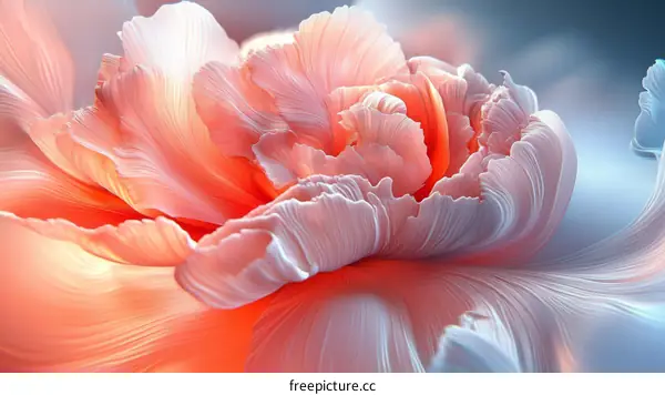 Abstract Floral Design Illustration