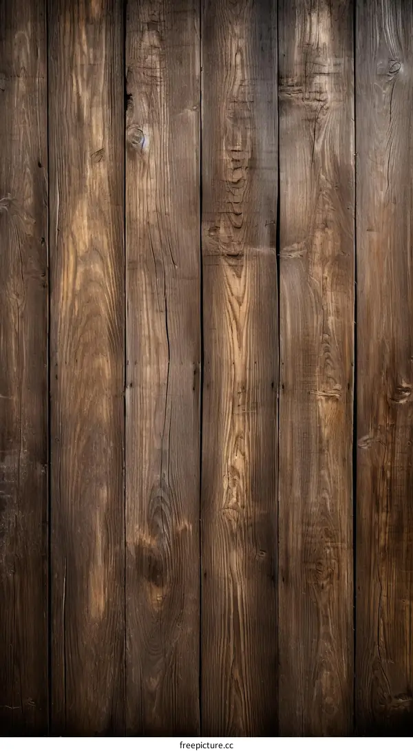 Old wooden fence planks background