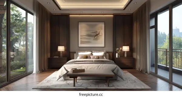 Modern Elegant Bedroom Interior Design