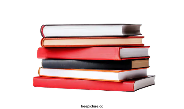 [Transparent Background PNG]Stacked Books Collection Education