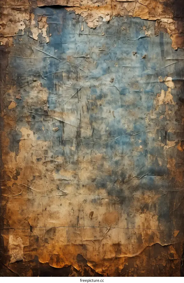 Grunge Texture Blue and Brown