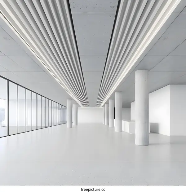 Modern Minimalist Concrete Interior Design