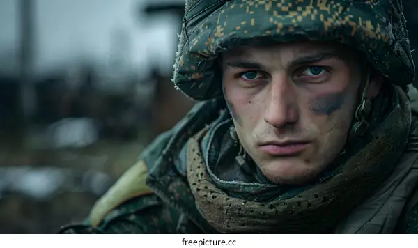 Portrait of a soldier