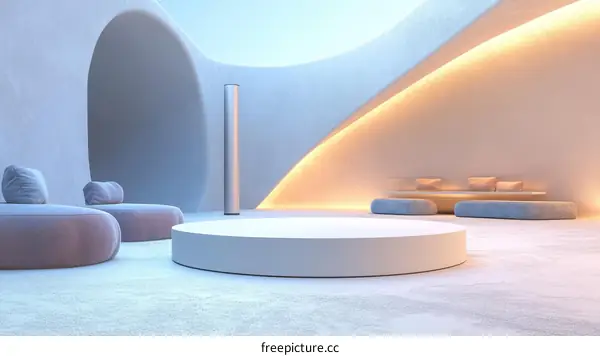 Abstract Modern Architecture Interior Design