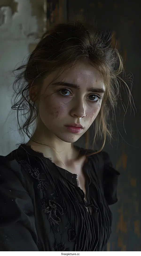 Portrait of a Dirty Little Girl