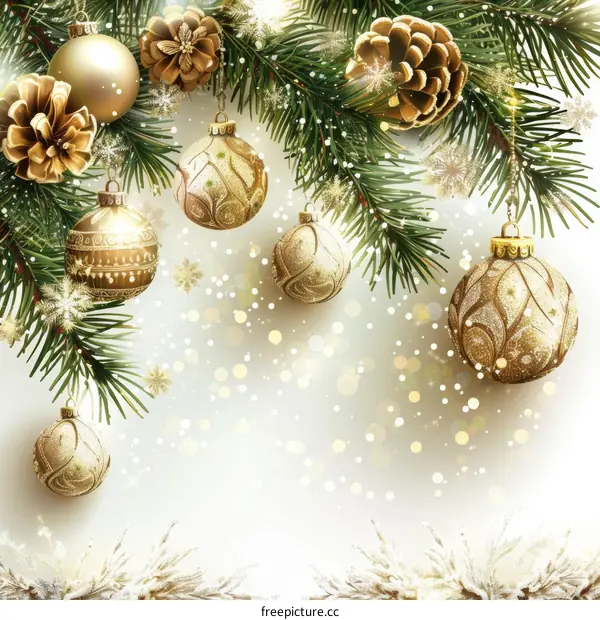 Christmas Decor: Warm, Golden Glow and Christmas Spirit