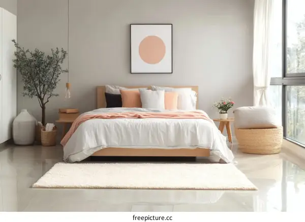 Modern Bedroom Interior Design with Natural Elements