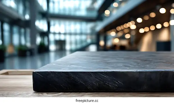 Modern Office Space Table Top View