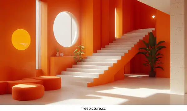 Vibrant Modern Interior Design Concept