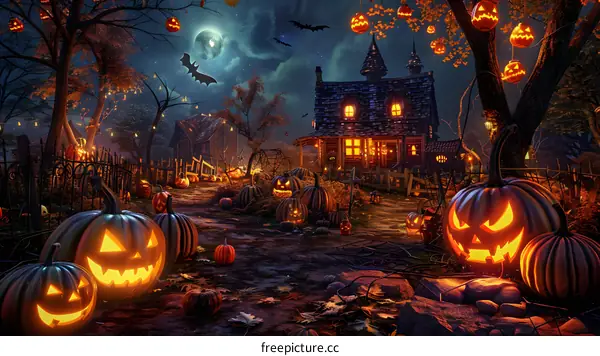 Spooky Halloween Night