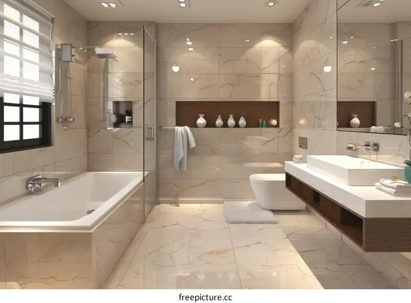 Modern Elegant Luxury Bathroom Interior Design