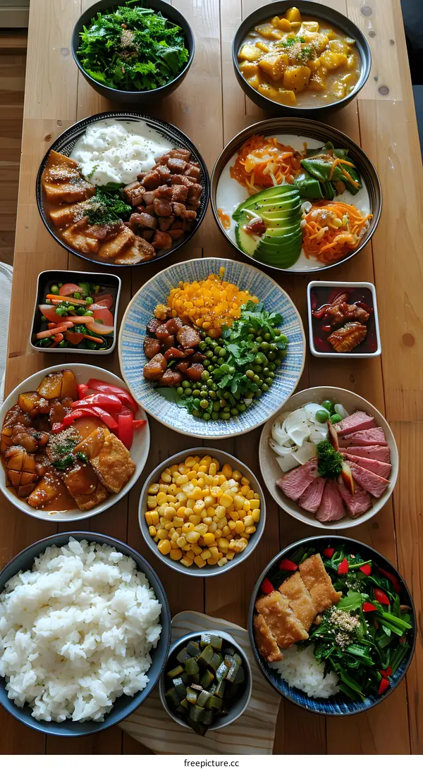 A table full of delicious food