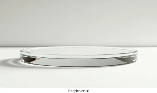 Transparent Glass Circular Display Platform