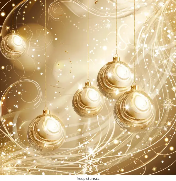 Golden Christmas Decorations