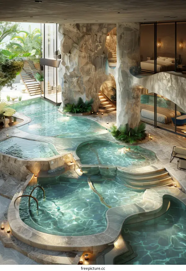 Luxury Indoor Swimming Pool Design