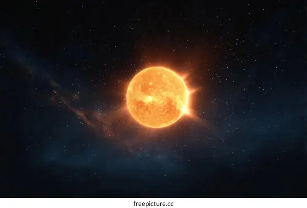 The Radiant Sun in the Cosmic Expanse