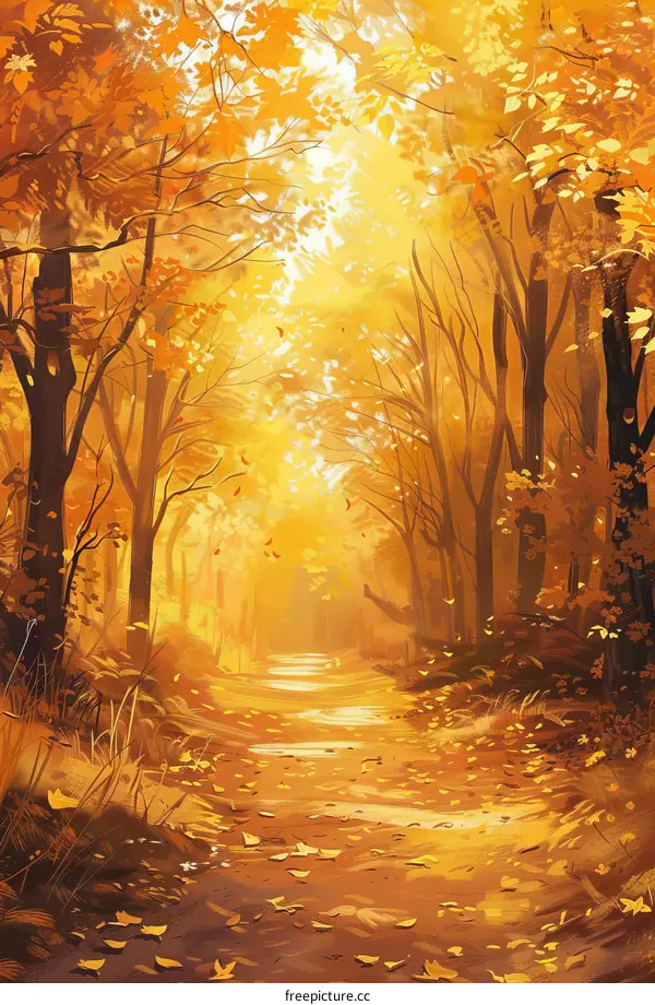 Autumn Forest Scenery