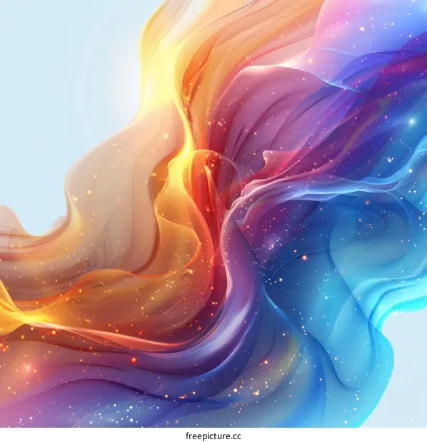 Mesmeric Waves of Silken Hues