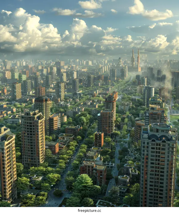 Green Cityscape: A Vision of Sustainable Urban Living