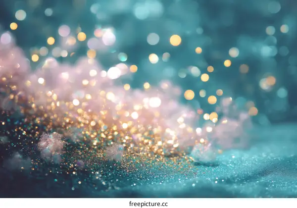 Abstract Festive Glitter Background Design