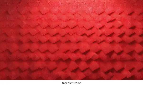 Abstract Red Geometric Pattern Background